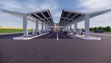 The site will have dedicated zones for both private and fleet vehicles